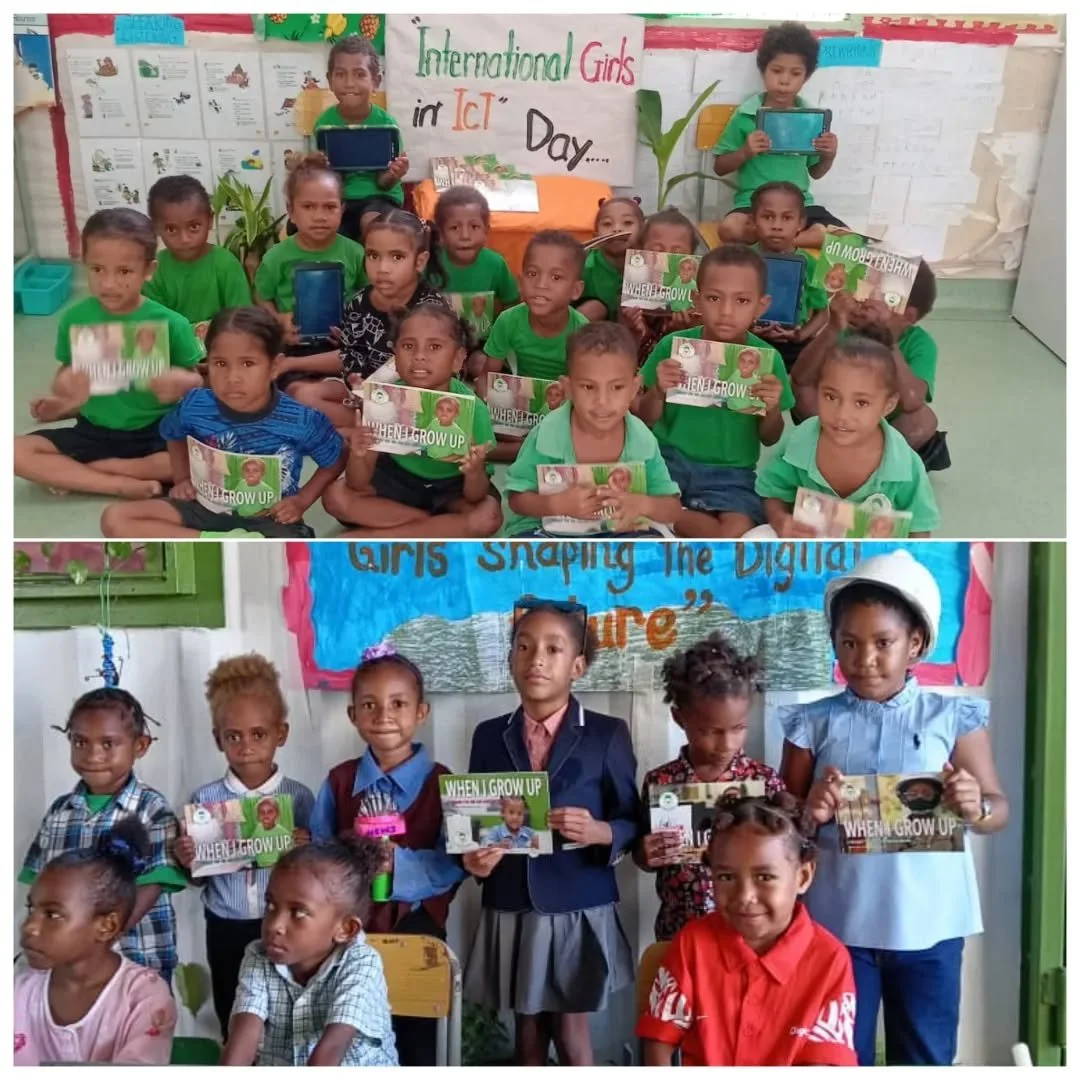 Buk bilong Pikinini Libraries celebrated International Girls in ICT Day 2026 under the theme &ldquo;AI for Development: Girls Shaping the Digital Future.&rdquo; 💻✨

Our children are learning that technology is for everyone. Through fun and engaging 