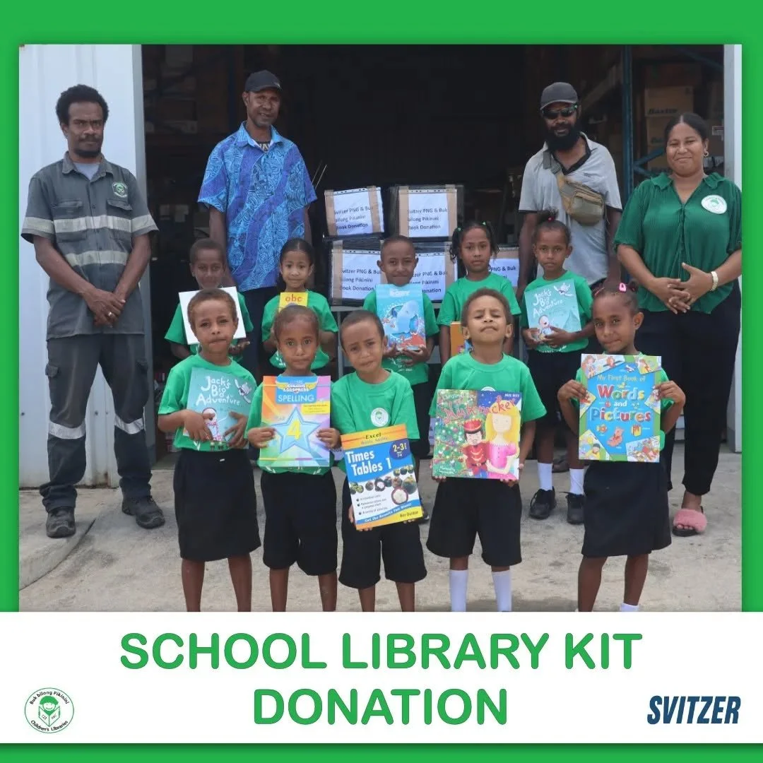 To commemorate the International Day of Families, Buk bilong Pikinini is proud to support families and communities through the gift of literacy and education. 📚❤️

With the generous support of Svitzer PNG, 1,000 library books were handed over to Mia