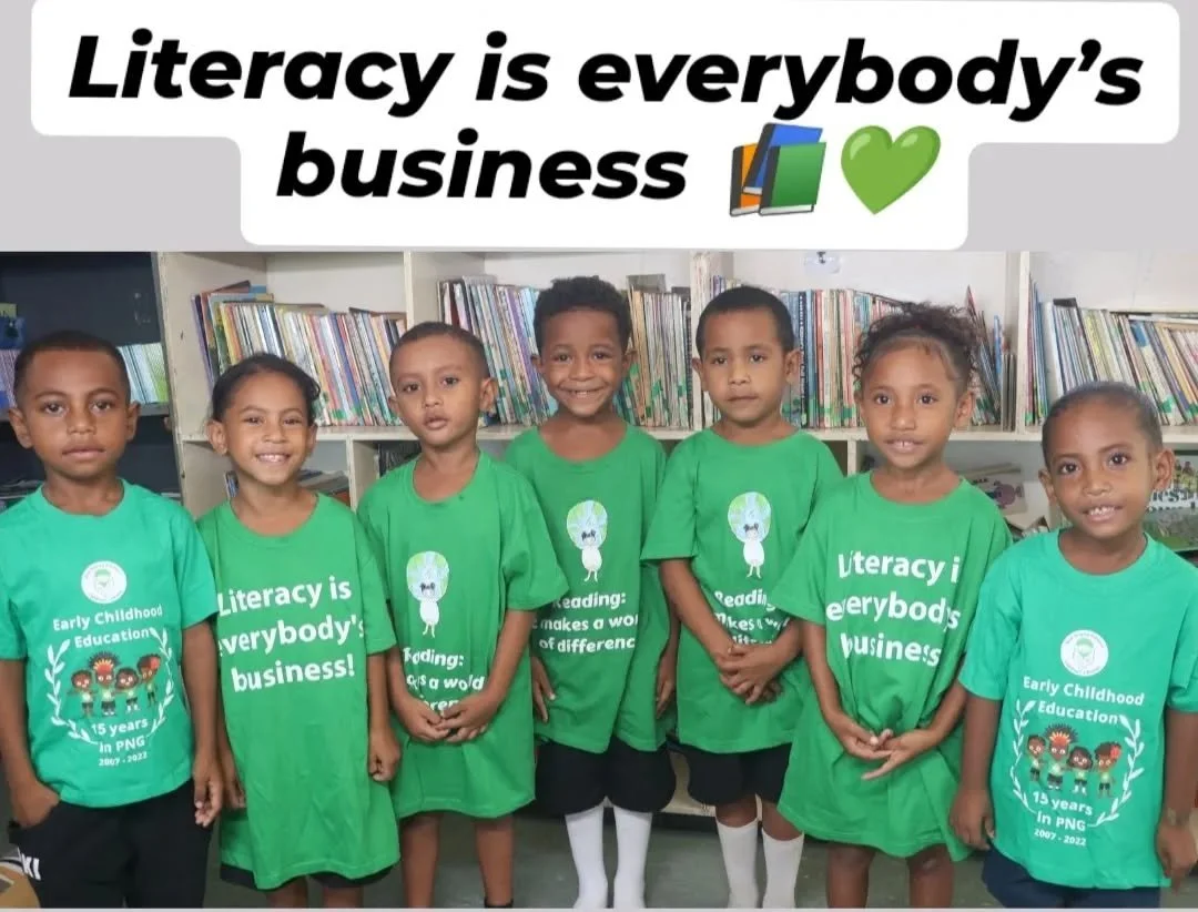 Every child deserves the chance to read, learn, and dream big. Literacy is everybody&rsquo;s business families, communities, schools, and organizations all play an important role in shaping a child&rsquo;s future.

At Buk Bilong Pikinini, we are comm