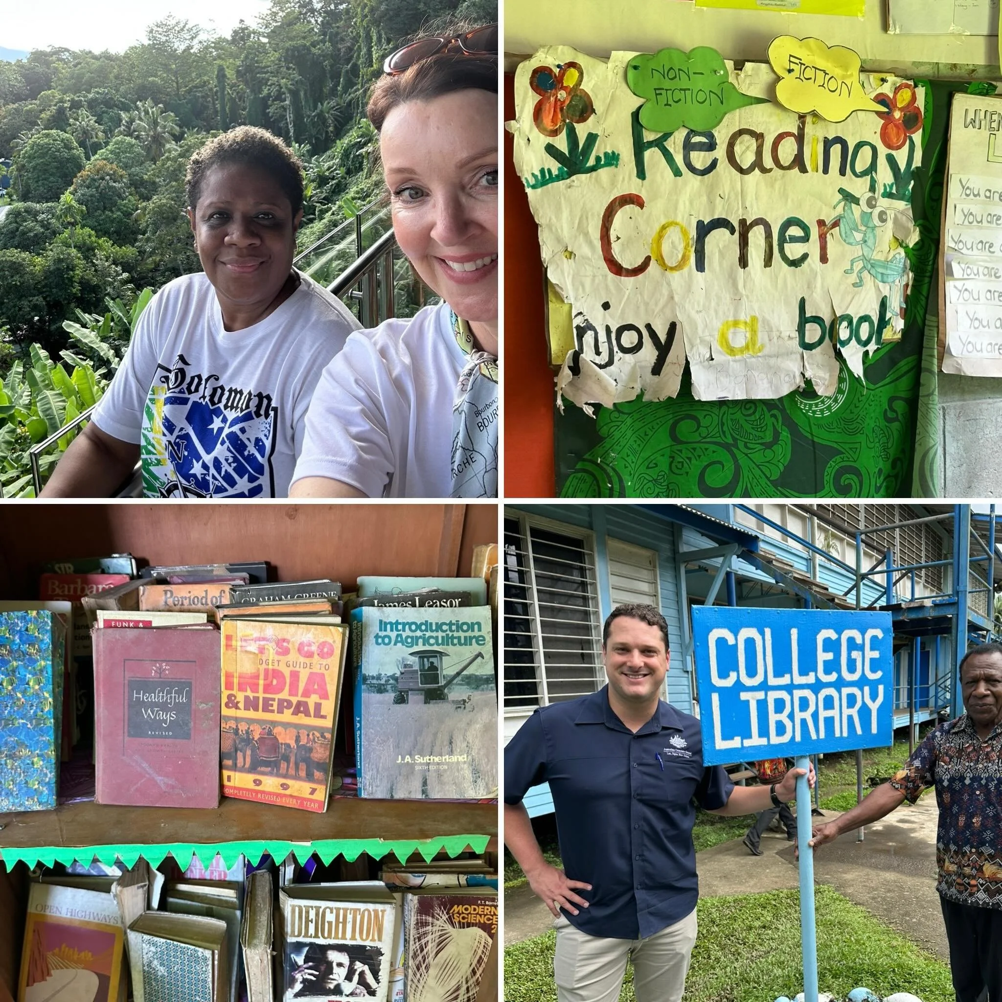 Today Leanne and Anne-Sophie had the opportunity to visit Lae schools together with Mr. Brenton Kanowski, Australian Consul General to Lae. We drove through rivers and villages to visit Omili Primary School - 4400 students, Bumayong Lutheran Secondar