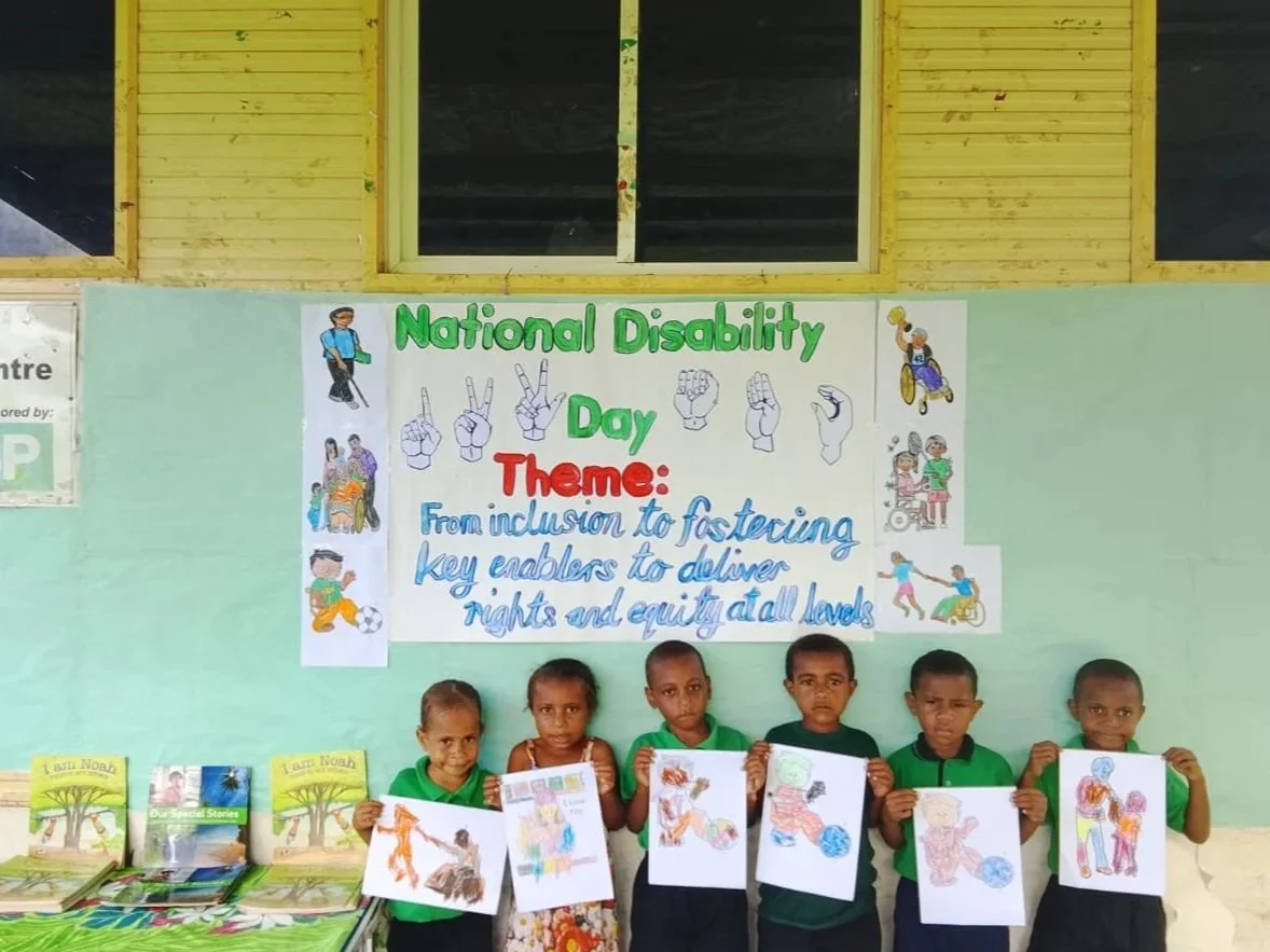 Buk bilong Pikinini marks National Disability Day thanks to donor Sir Brian Bell Foundation
