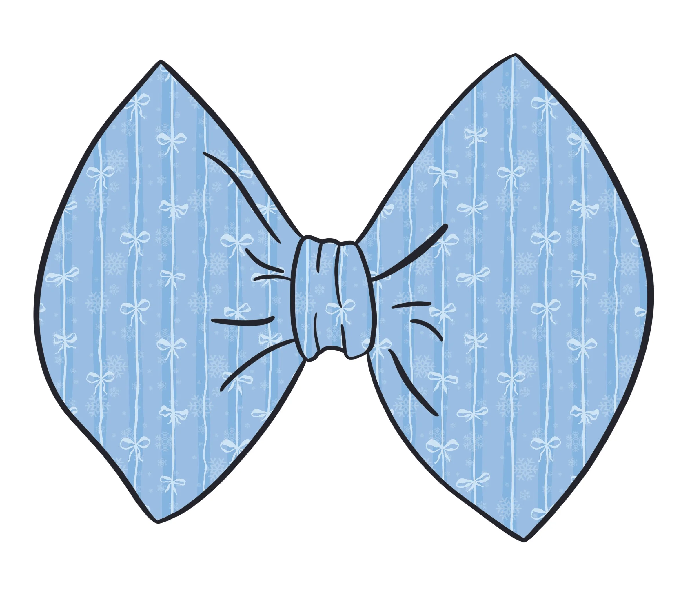 Coquette Blue Bows