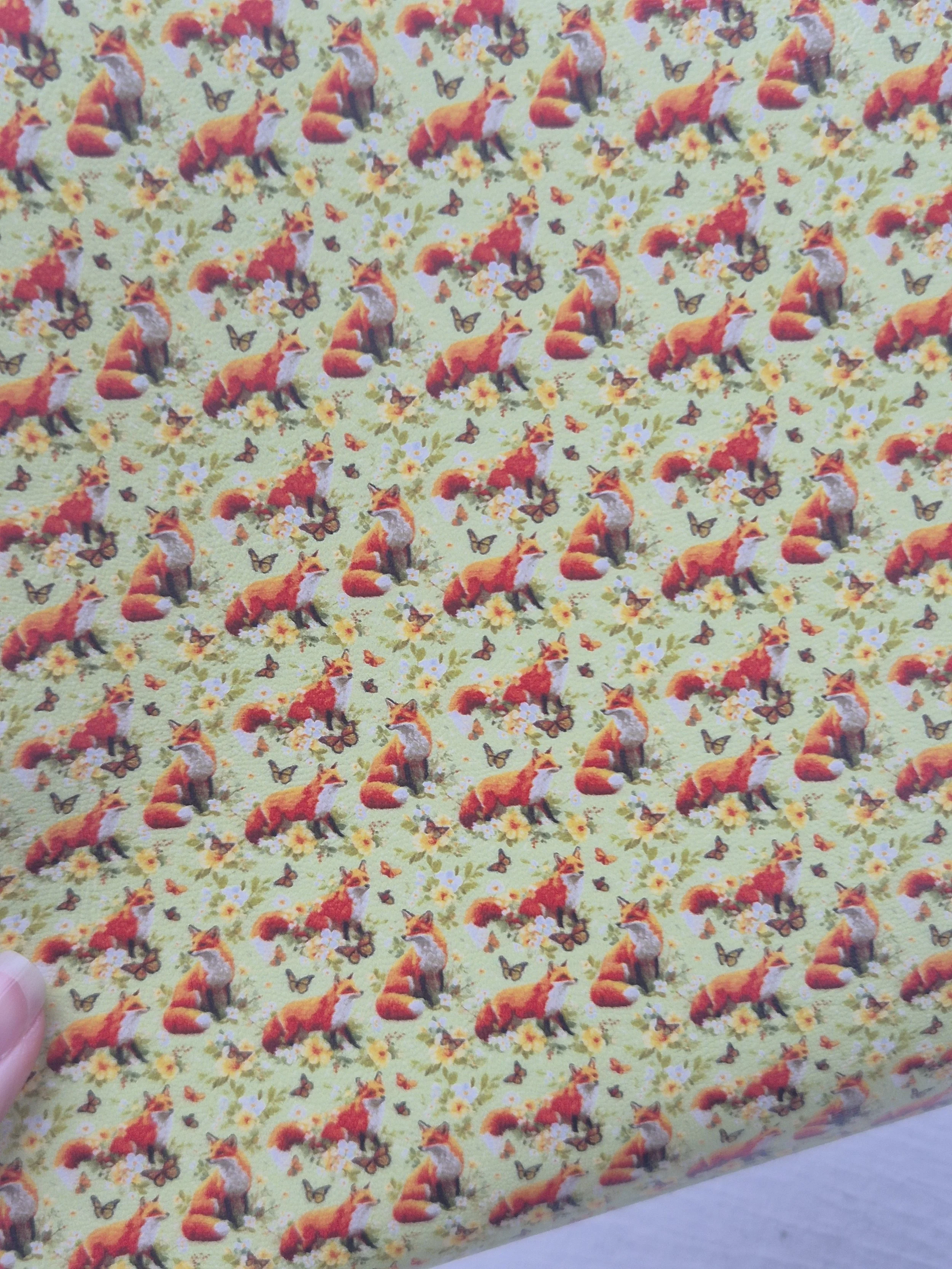Foxes and butterflies