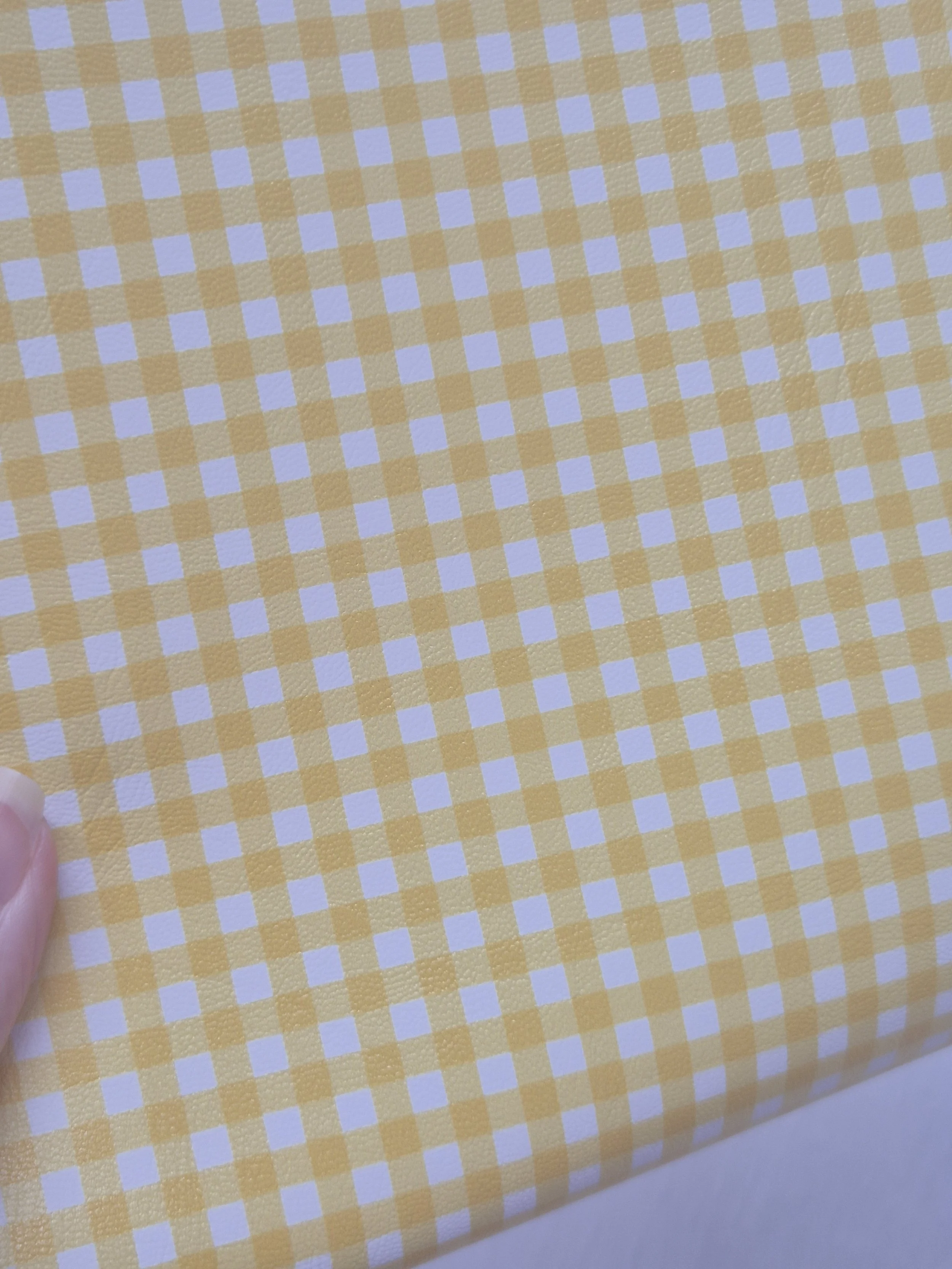Gingham Fall Yellow