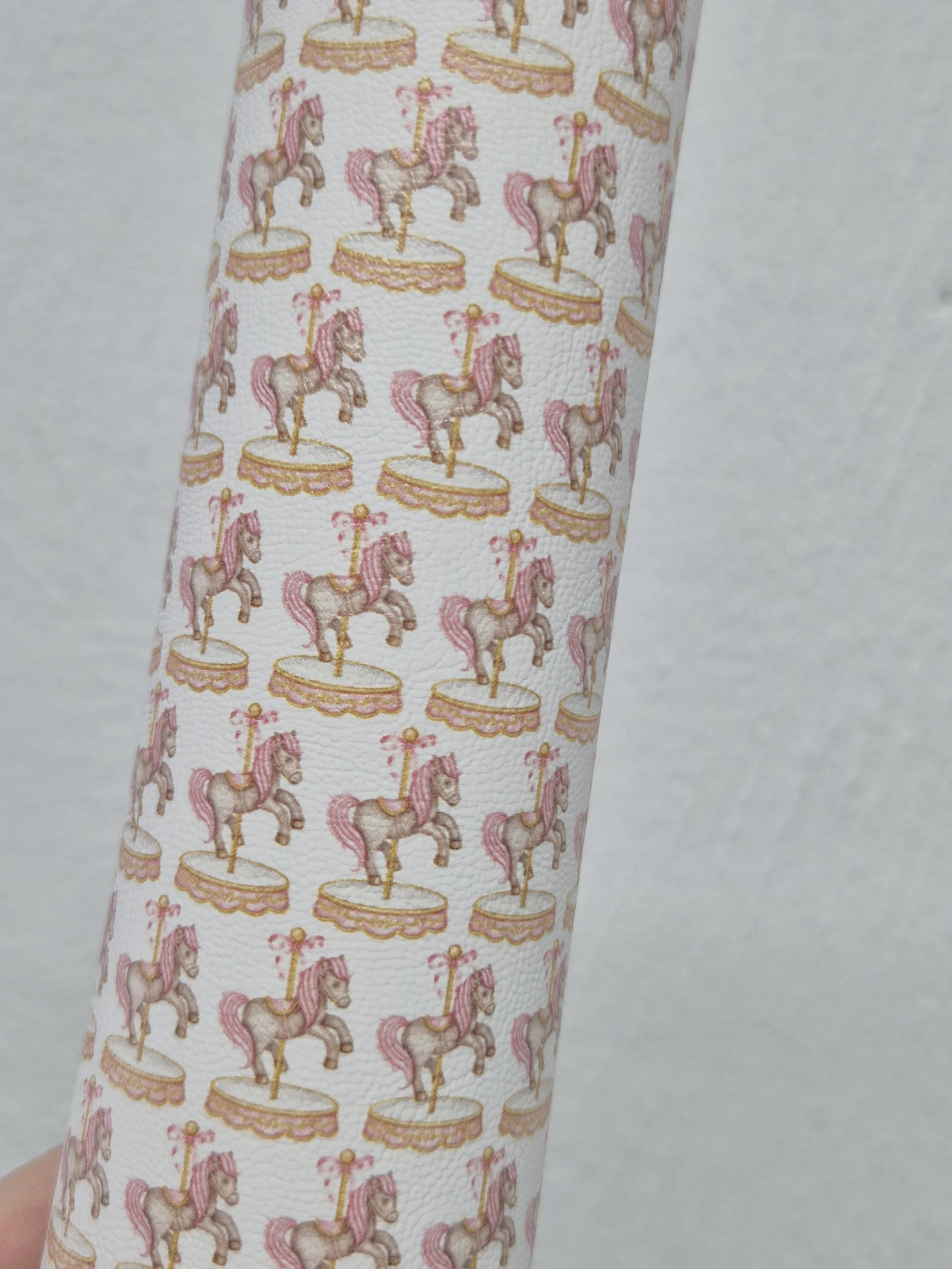 Carousel Horse Pink