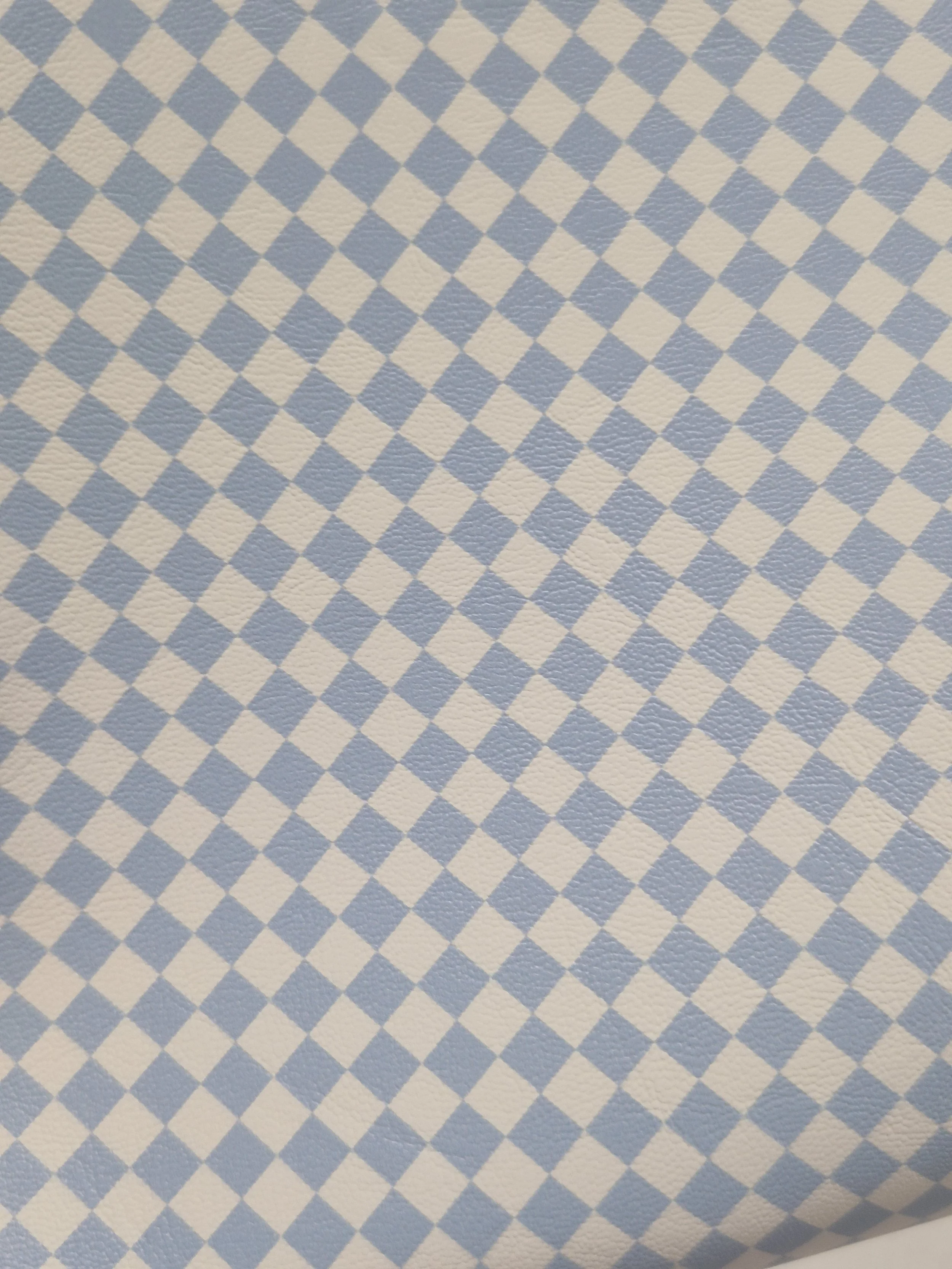 Blue Diagonal Check