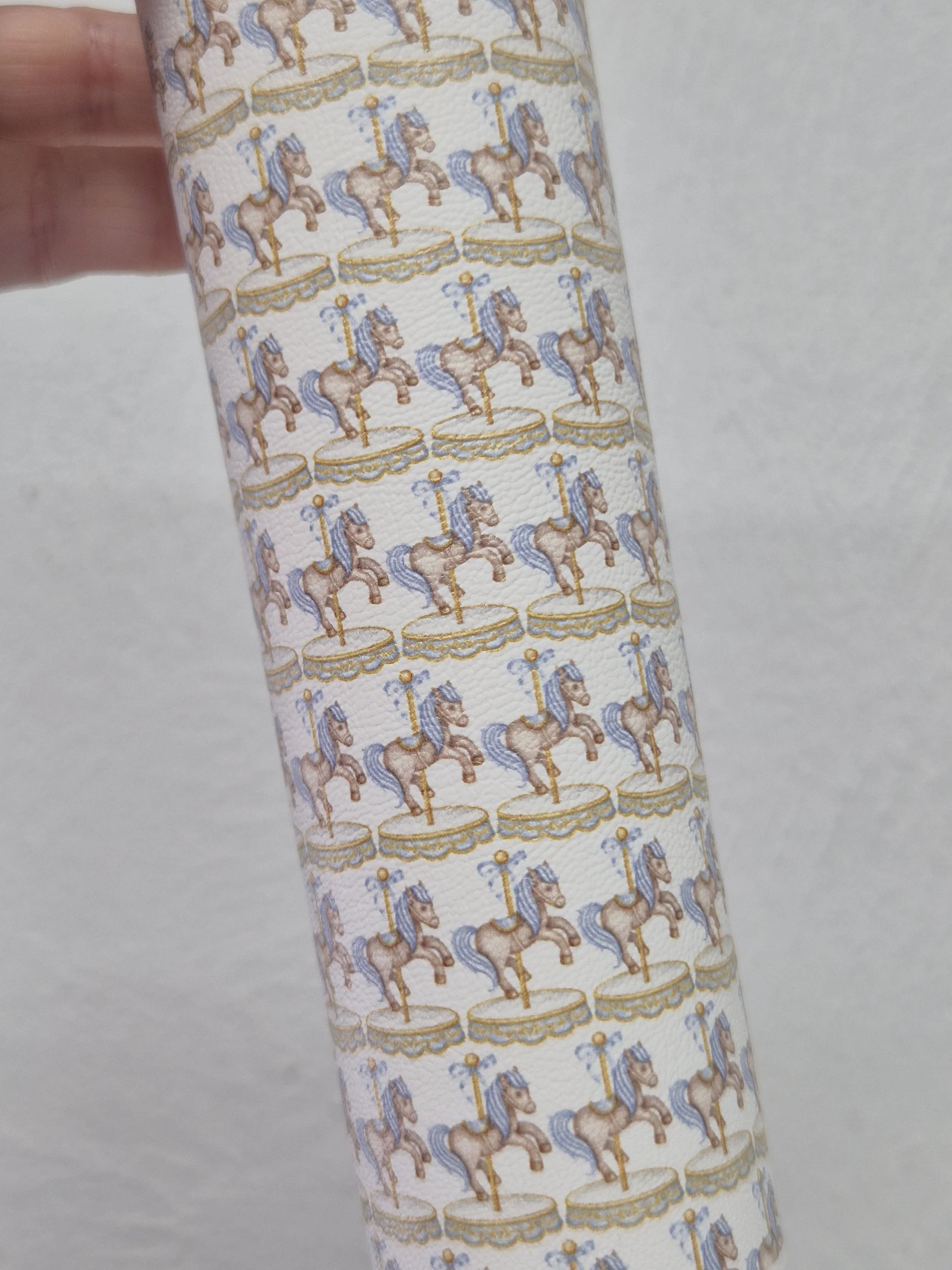 Carousel Horse Blue
