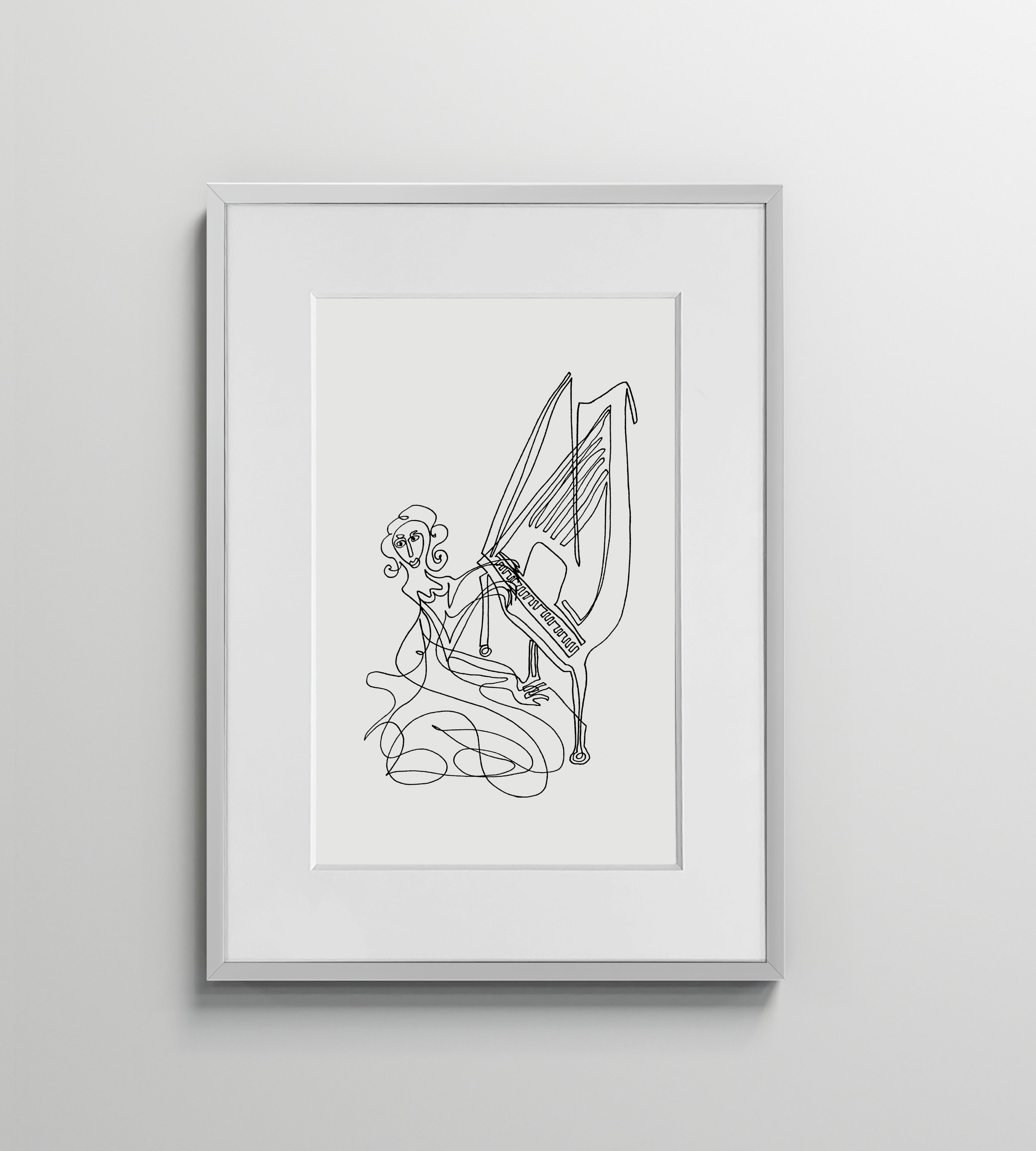 Animato Pianist Print