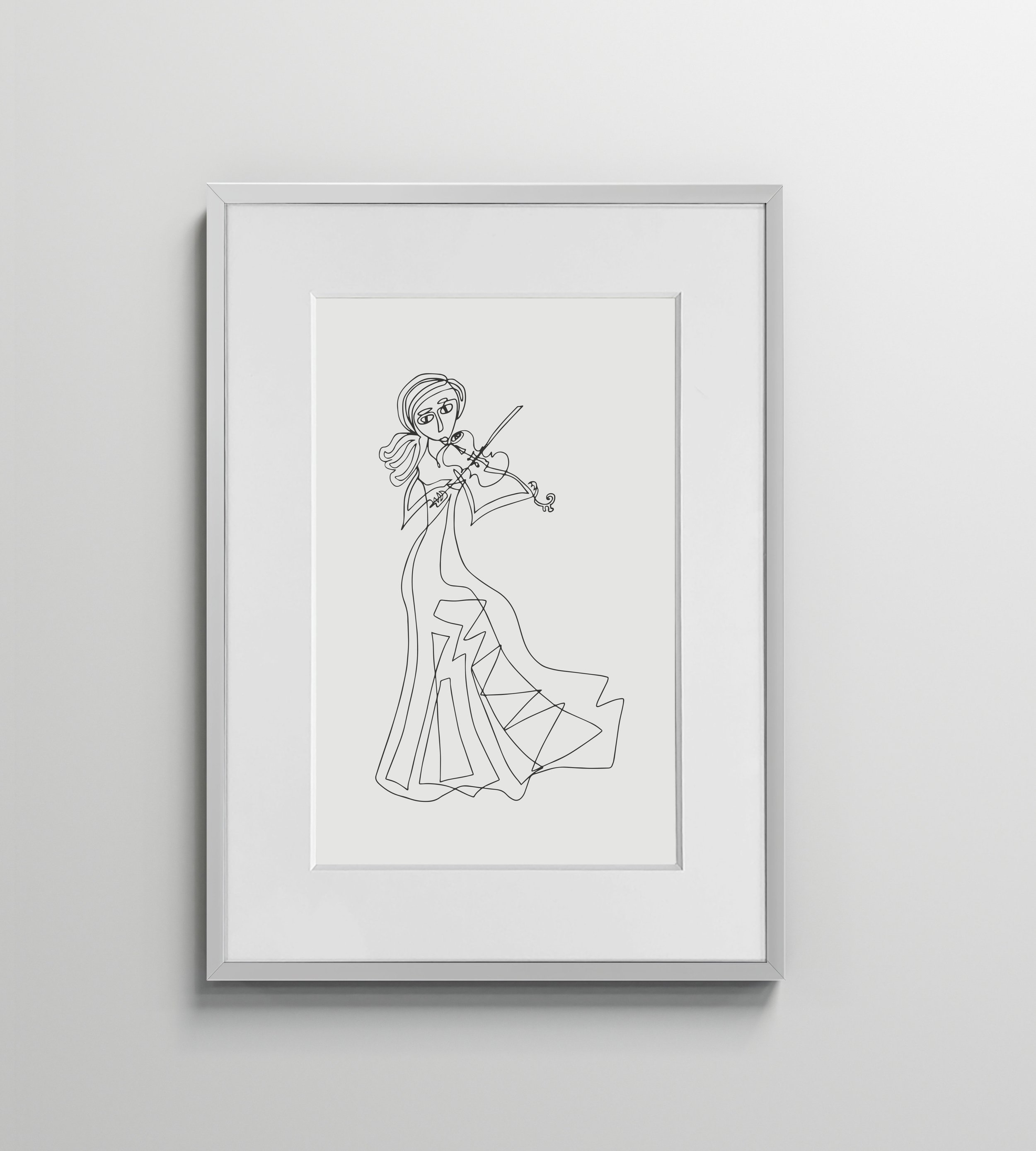 Animato Violinist Print