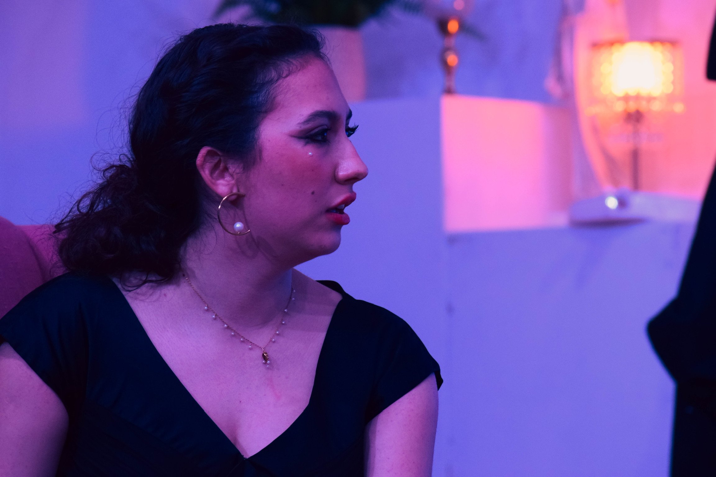 Portraying Martha in Act 2 of Who's Afraid of Virginia Woolf
A CCM Lab Student directed production