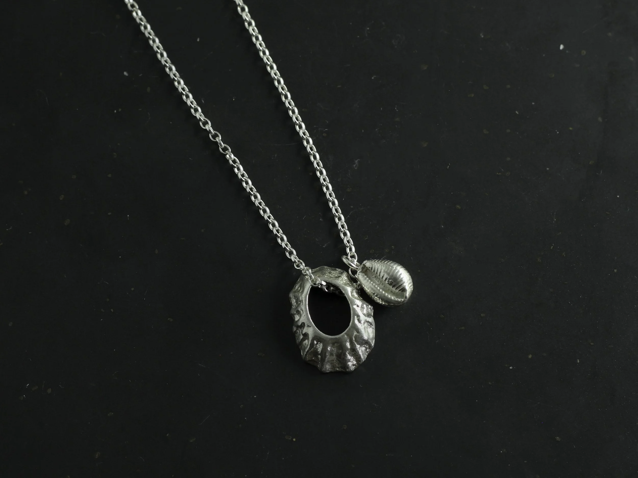 Silver Cornish Sea Shell Necklace