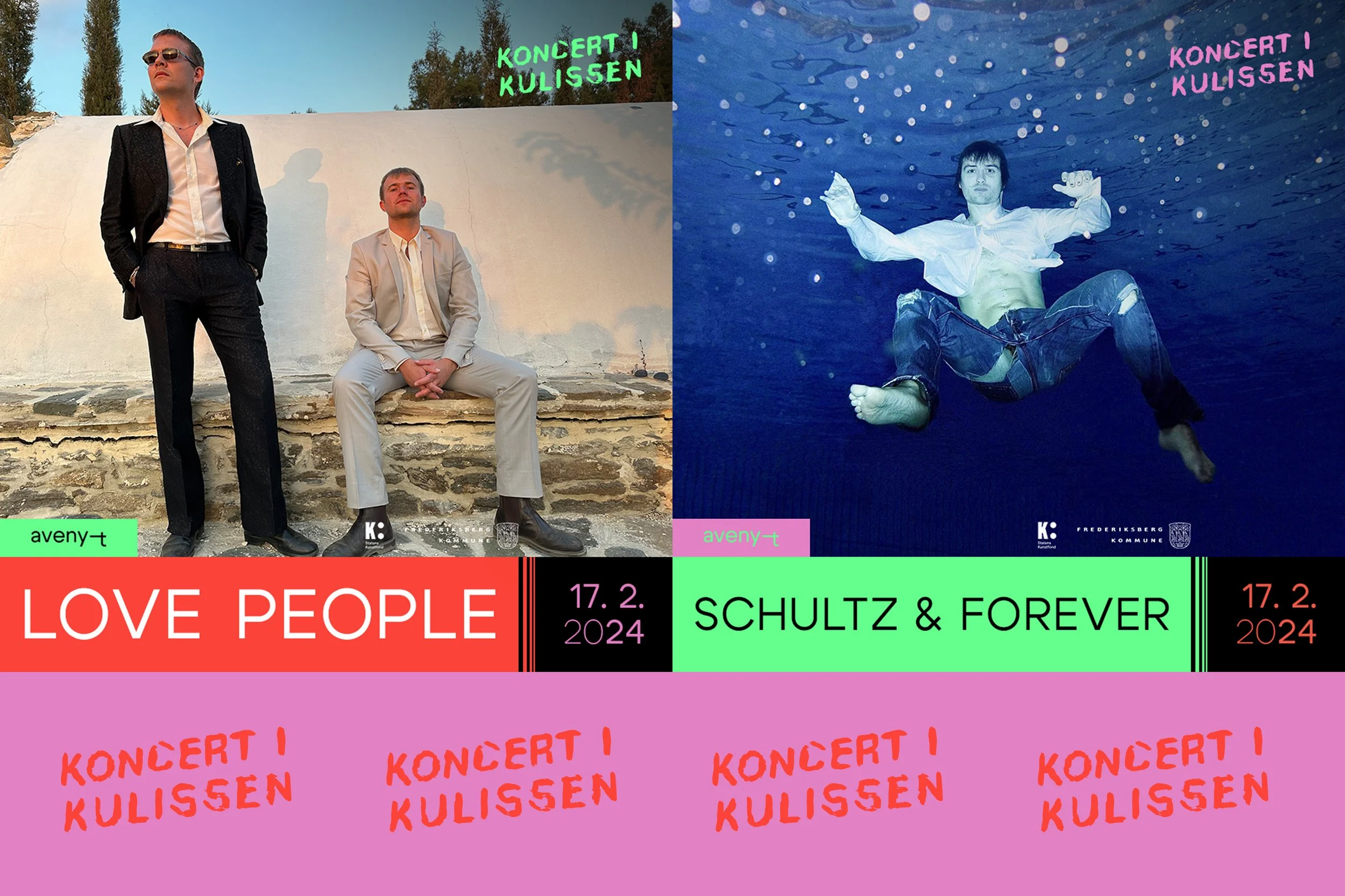 KONCERT I KULISSEN MED LOVE PEOPLE OG SCHULTZ &amp; FOREVER