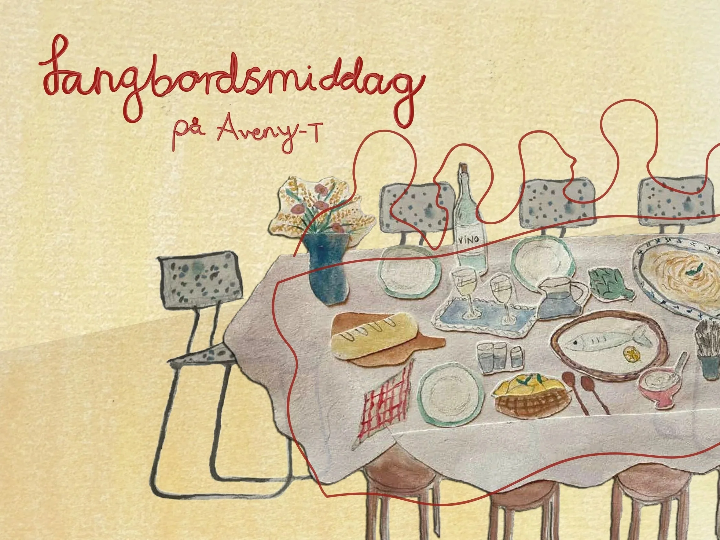 LANGBORDSMIDDAG (TILKØB TIL DA SISSE MØDTE BISSE)