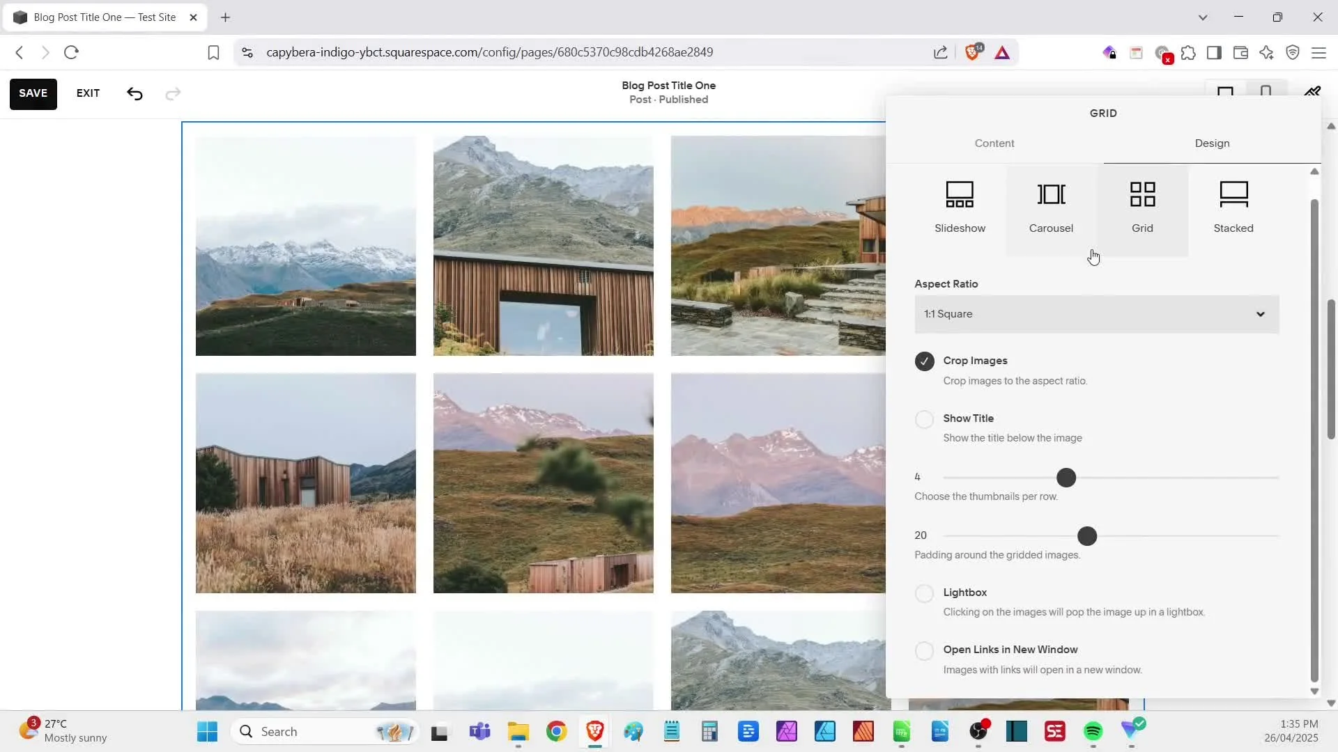 Adding &amp; Editing Images