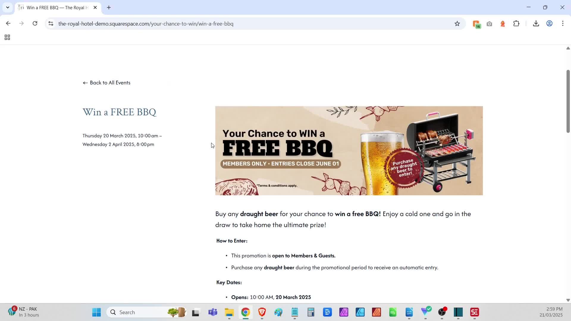 Setting Up A Promotion