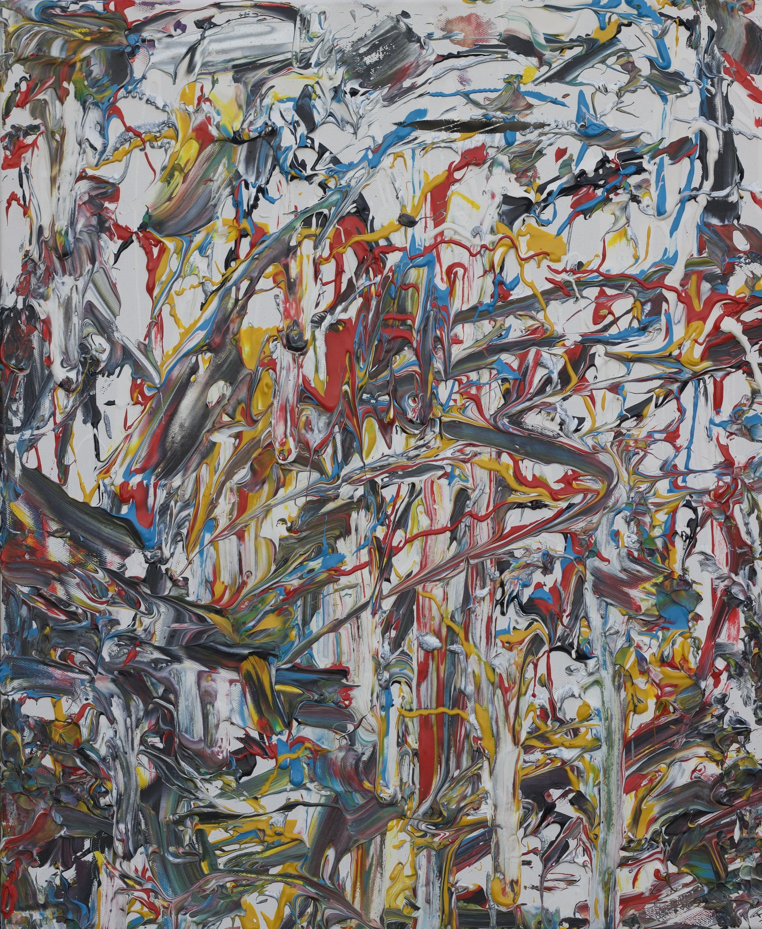 Breaking Through, Acrylic on Canvas