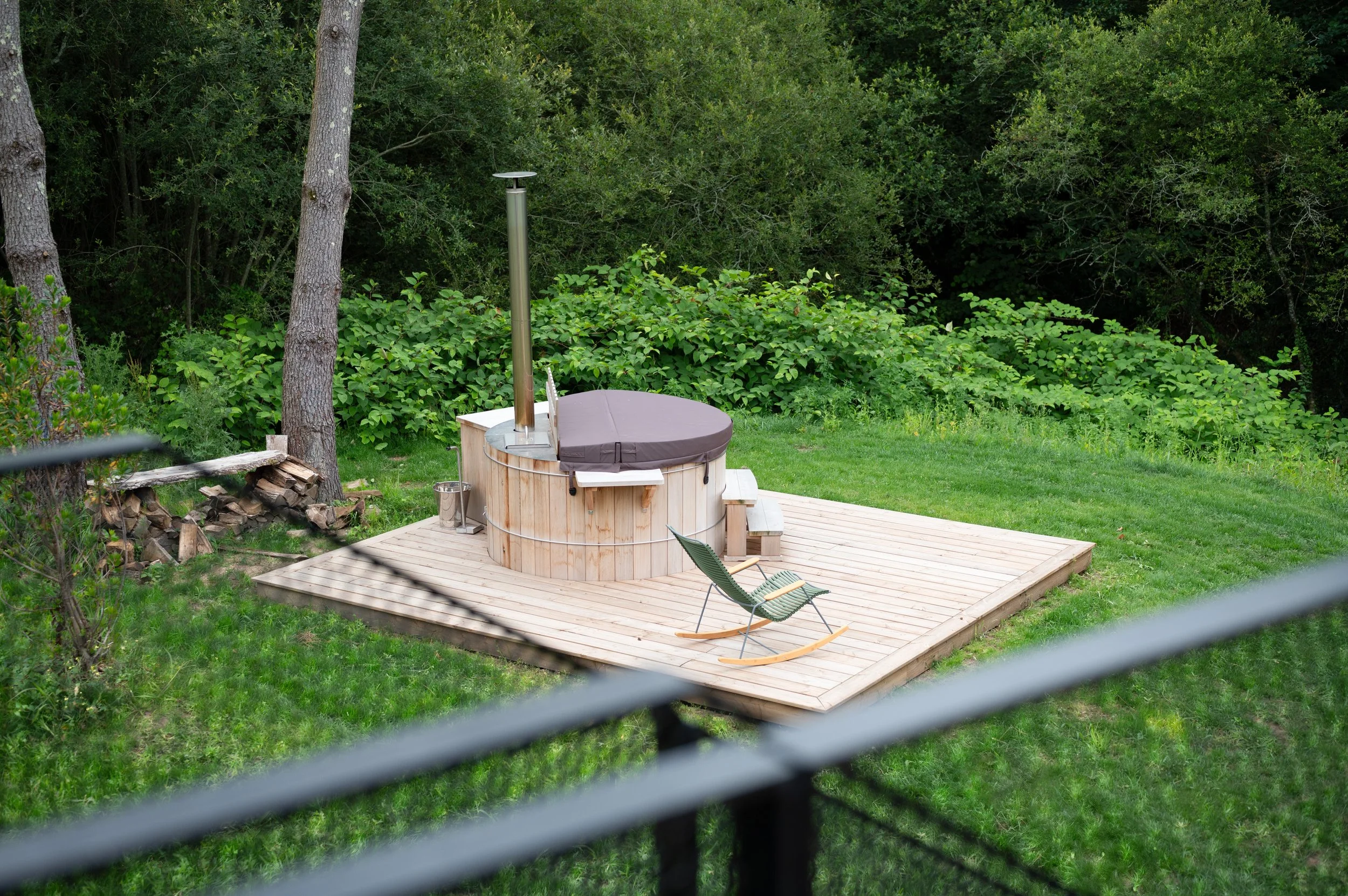 Bain Nordique fauteuil à bascule Houe
