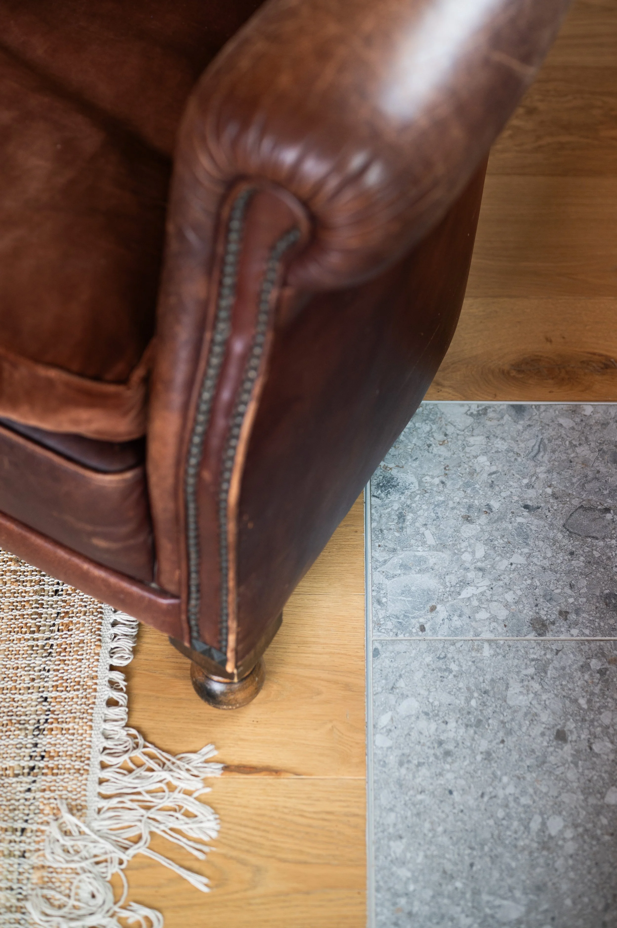 Transition de sol parquet Ceppo Di Gre Marazzi