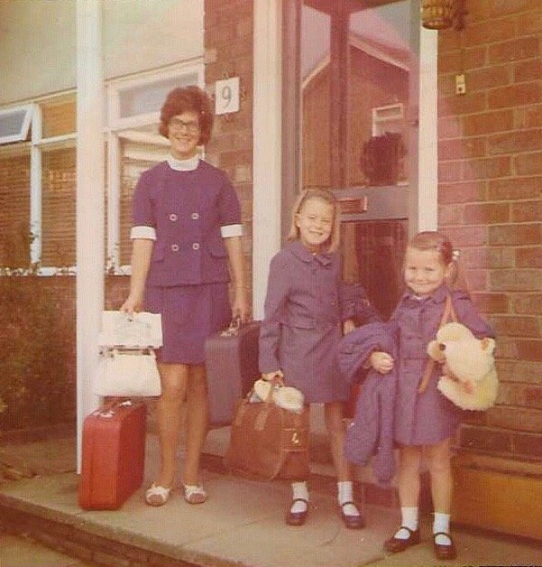 Mum, Deb &amp; Me - early 1970s