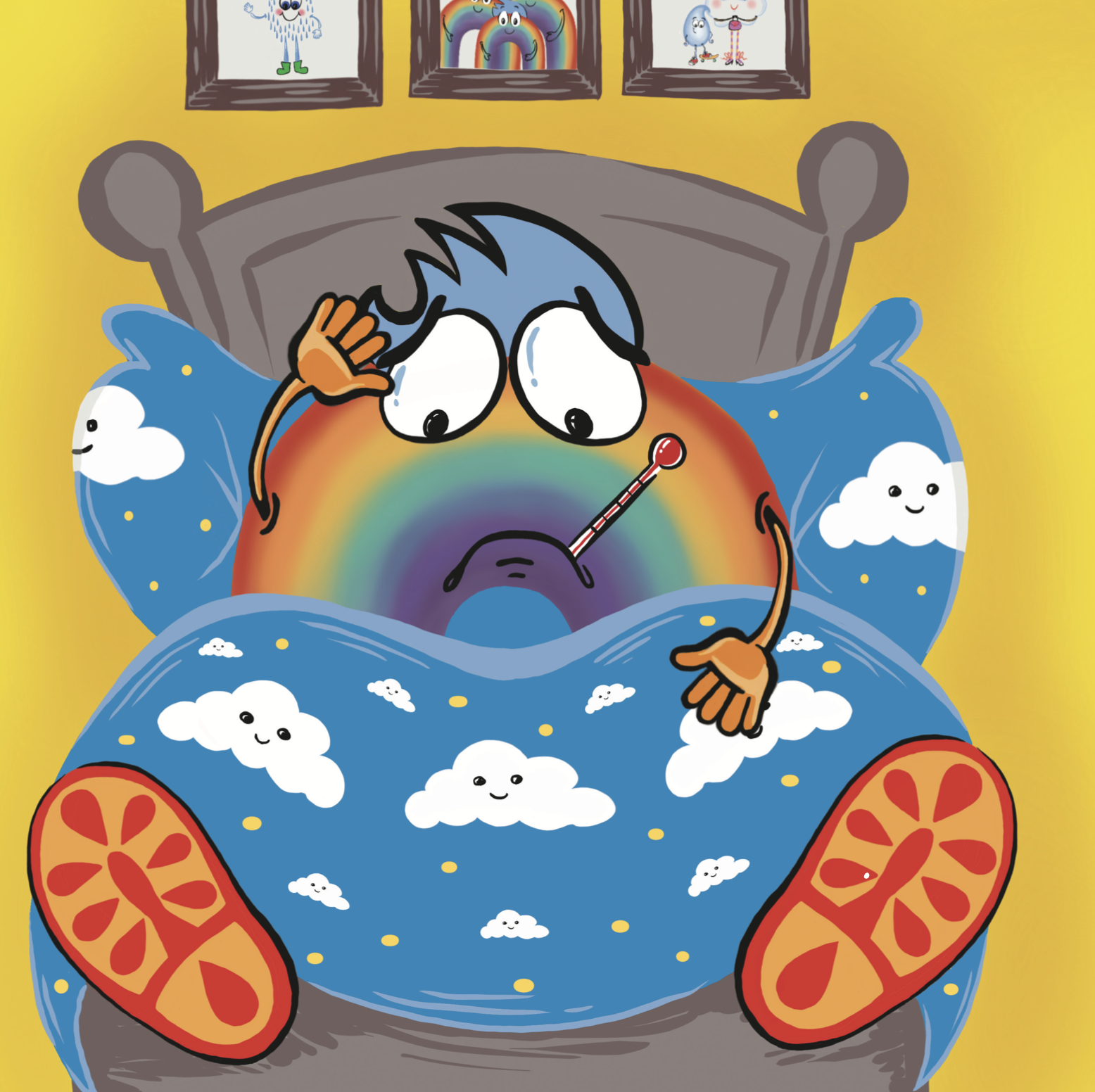 Riley Rainbow - full page illustration