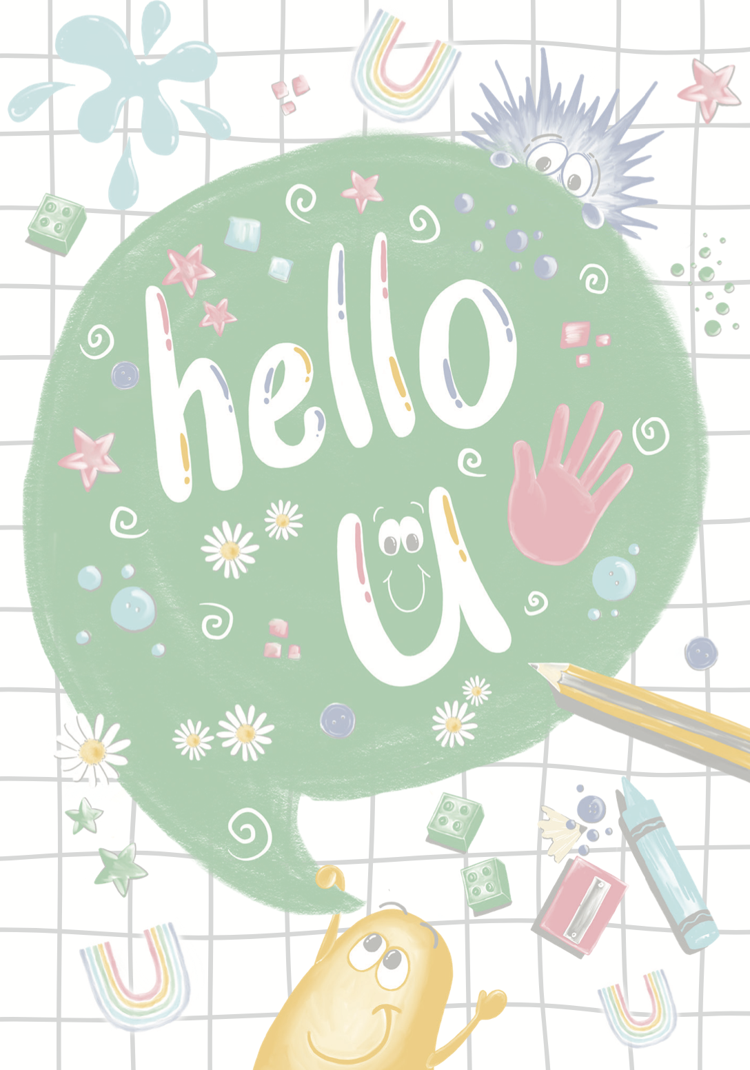 Mindfulness Journal for Kids - Full page illustration final