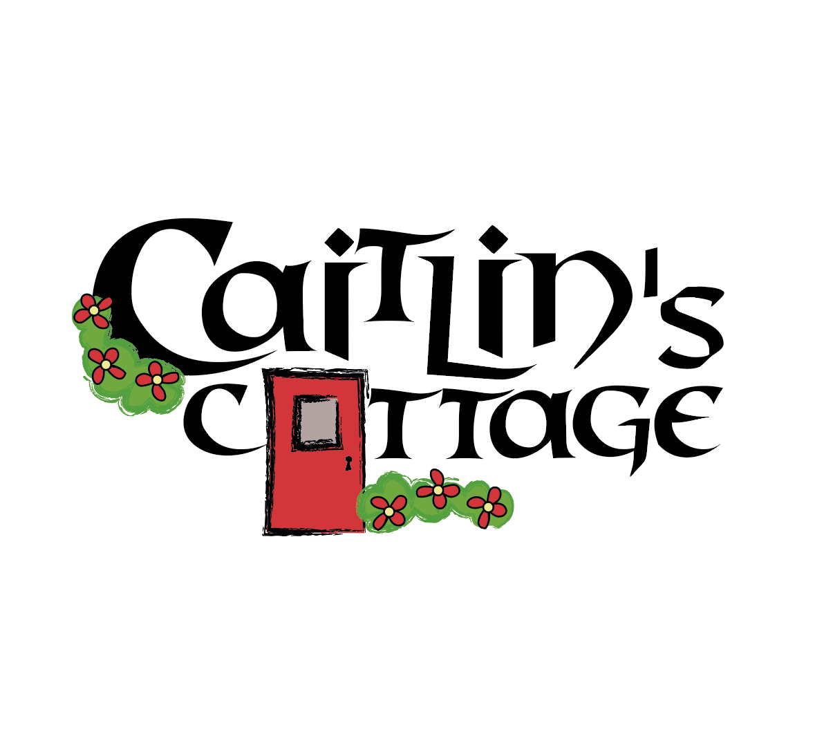 Logo Design - Caitlin's Cottage, holiday home rental business.