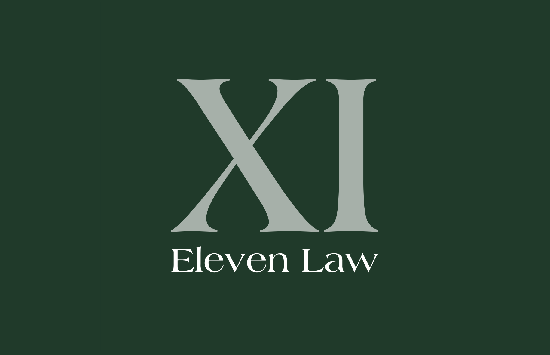 Logo design - Eleven Law, Commercial law company. 