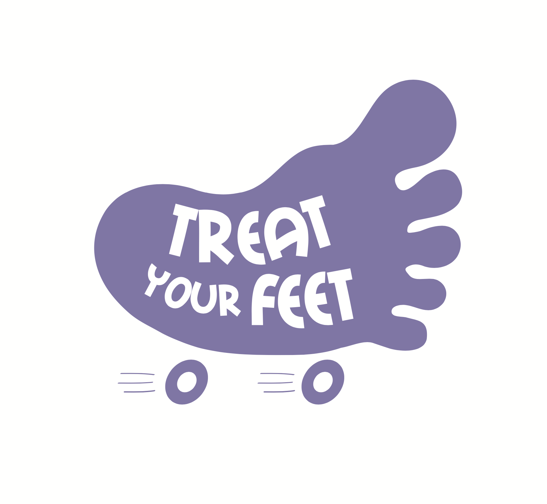 Logo Design - Treat Your Feet, mobile reflexology business.