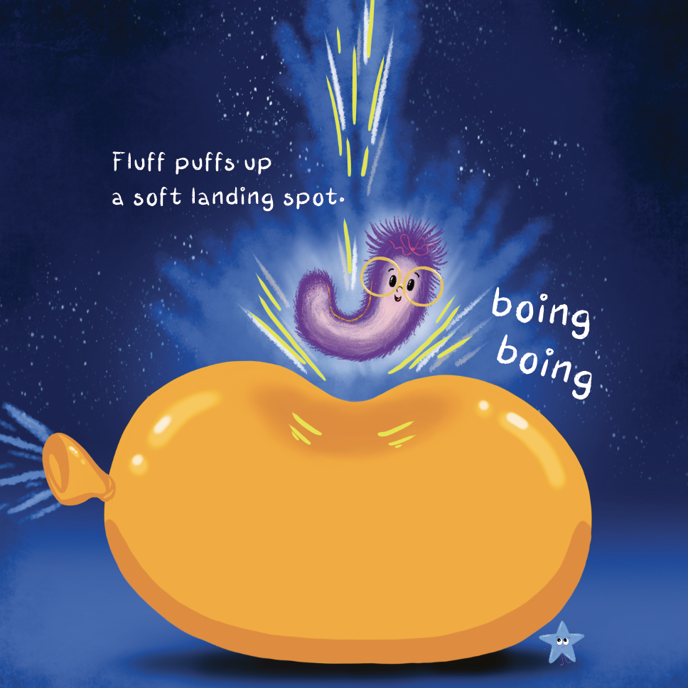 The Dream Team - part of full page spread illustration, with text placement