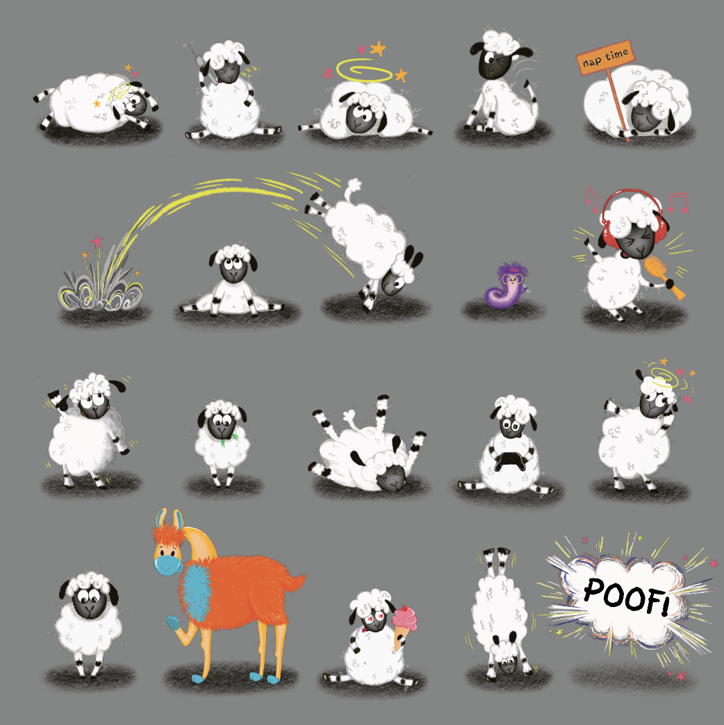 The Dream Team - part of full page wallpaper illustration and matching pairs game