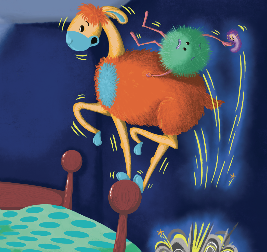 The Dream Team - part of full page spread illustration