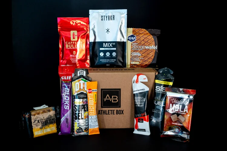 Cycling Gift Box with drink mixes and energy bars