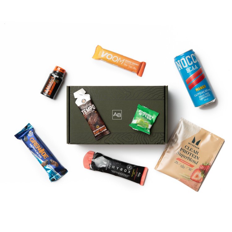 Hyrox Gift Box with sports nutrition products
