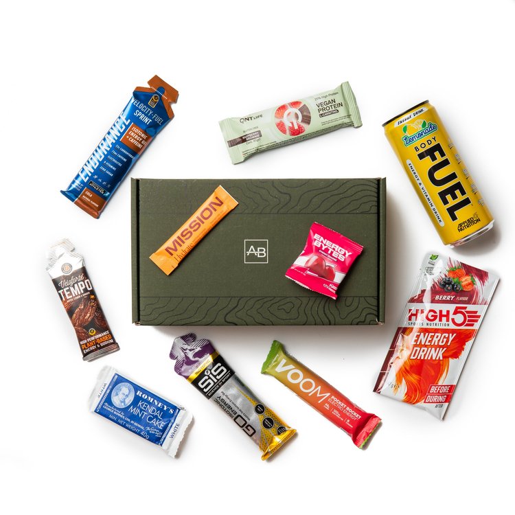 Athlete Gift Box with energy gels and chews