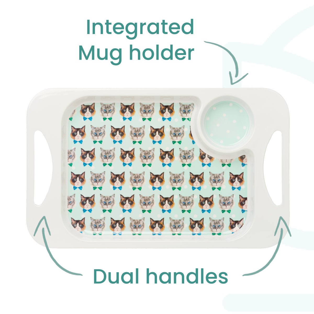 Cats serving tray