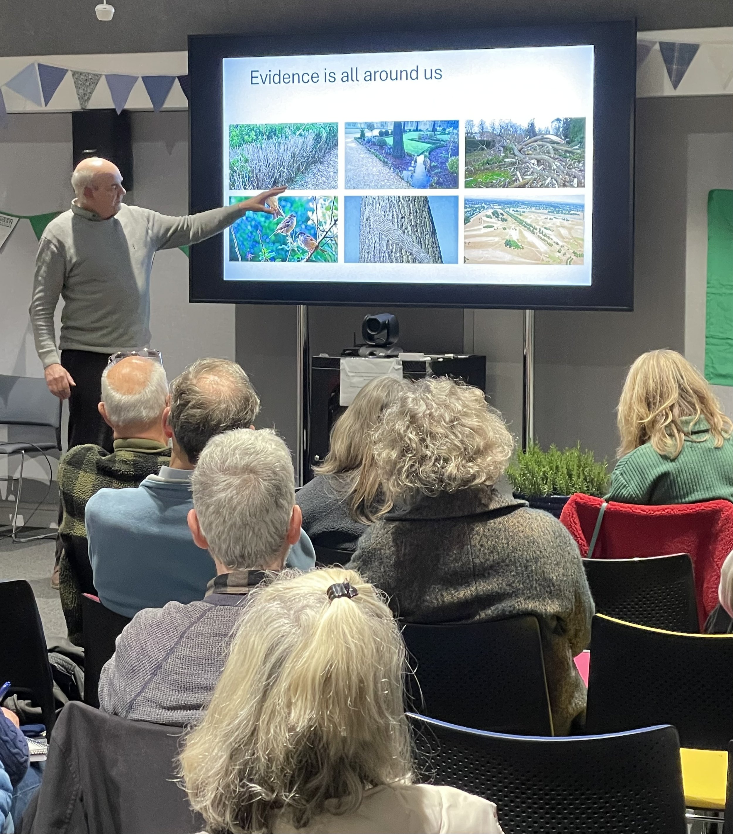 Graham Dillamore, head gardener at Hampton Court Palace and Kensington Place, taking us through the effects felt in the Royal Palace gardens of climate change and the actions being taken as a result.