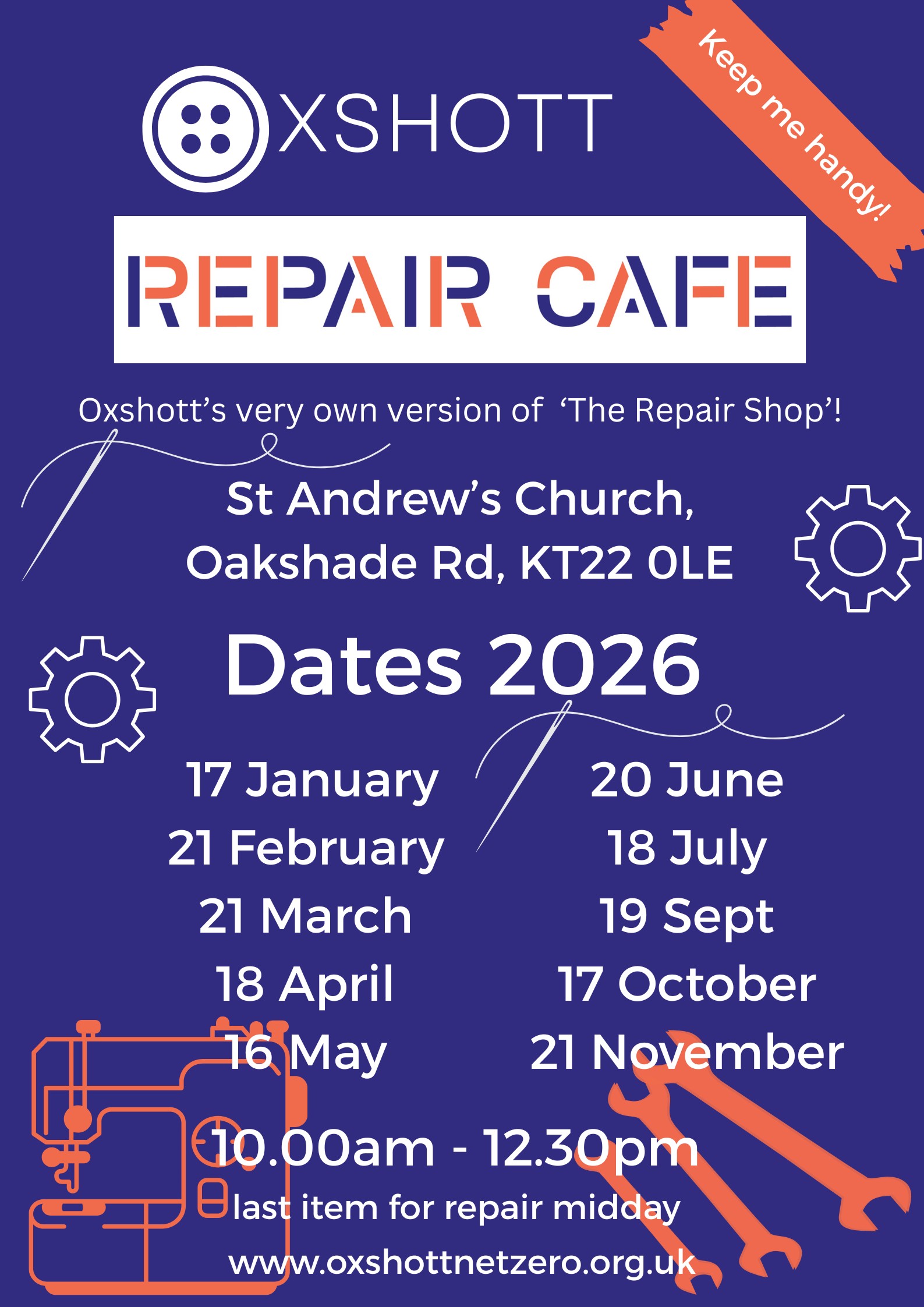 Oxshott Repair Cafe