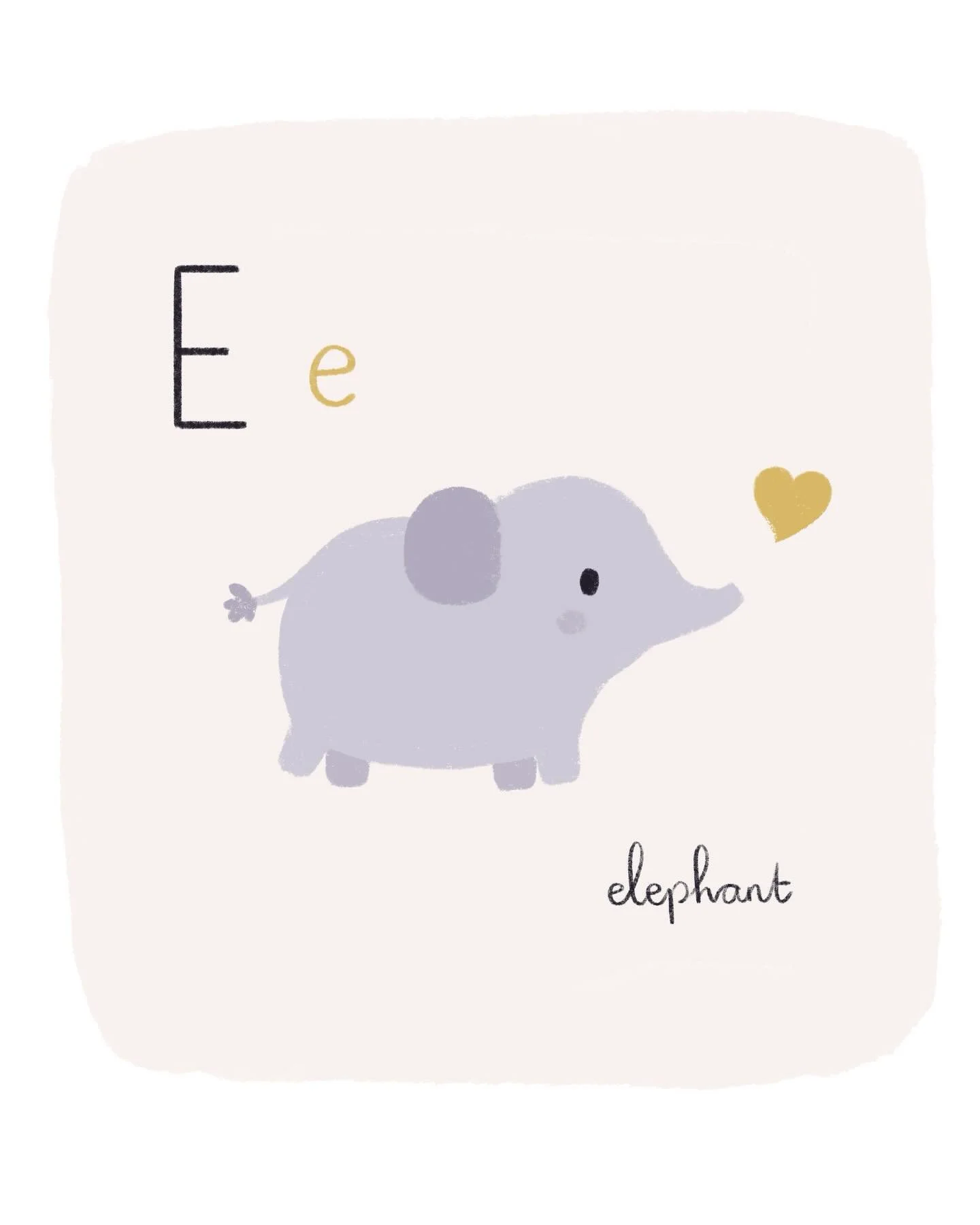 Day 16 - Elephant 💛

#75artwithgenna #surfacedesign #kidsillustration #elephant #illustratedalphabet