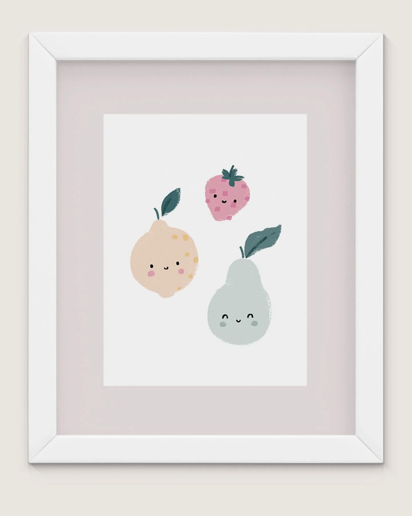 Day 3 - fruit friends 

#75artwithgenna #75art2026 #surfacepatterndesign #kidsillustration #fruit