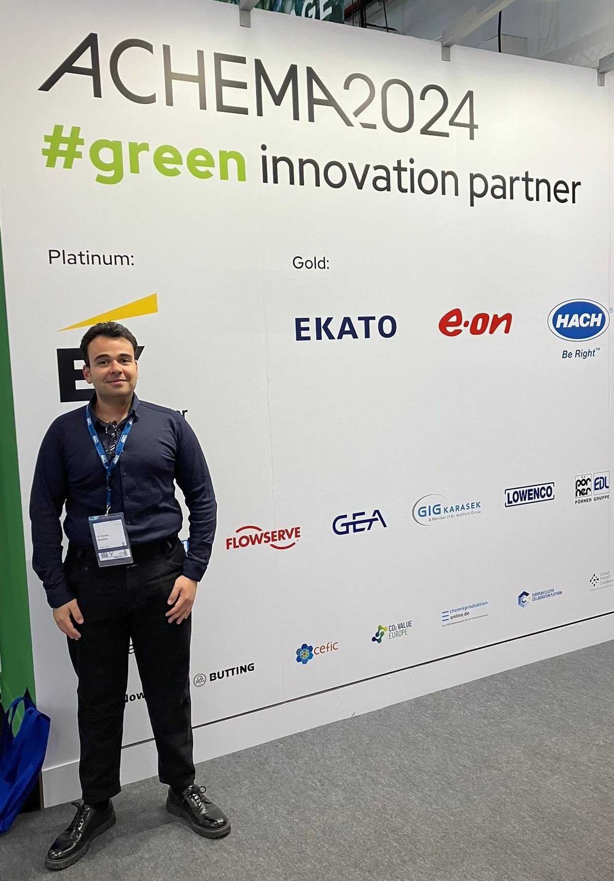 Achema 2024, Redeem Solar Technologies, Malek Ibrahim, Green innovation, Green chemistry, Green Hydrogen