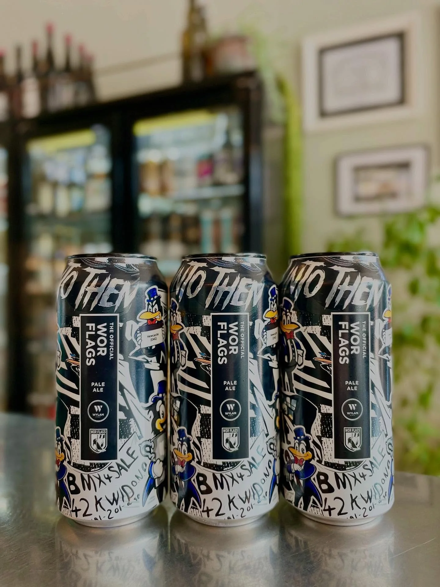 Toon toon! Wylam Brewery have brewed this hazy pale in collaboration with Wor Flags and we have it in stock now. Come and get it while it&rsquo;s hot! 🍺 @wylam_brewery #meatbeerlife