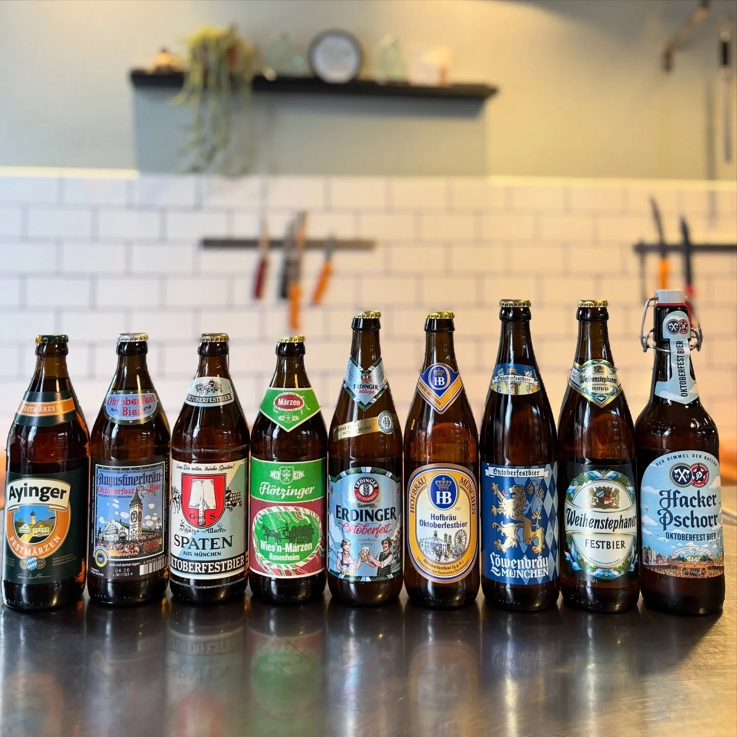 Oktoberfest beers have landed - they took a slight detour via Scotland to get to us, but are worth the wait!