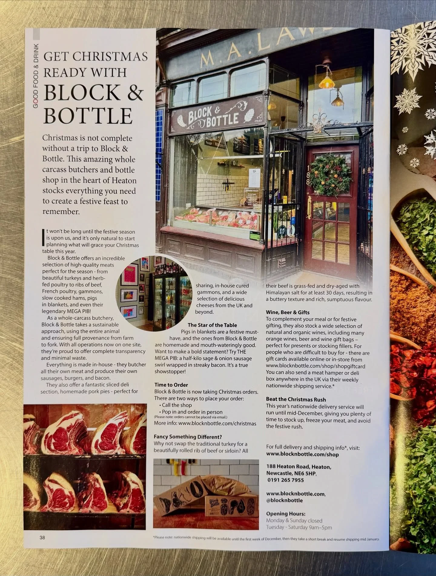 Check out the latest edition of North East Lifestyle magazine for our Christmas feature! It&rsquo;s a great guide for everything you can get from us for the festive period🎄🦃