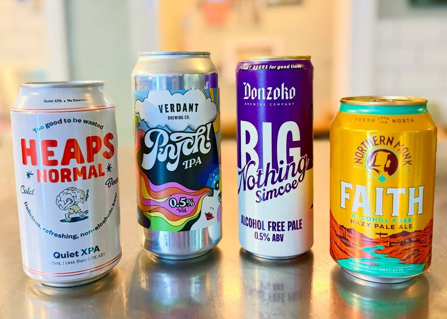 Happy New Year! We are open for 2026 and stocked with low/no alcohol cans for anyone braving dry January🥤❄️