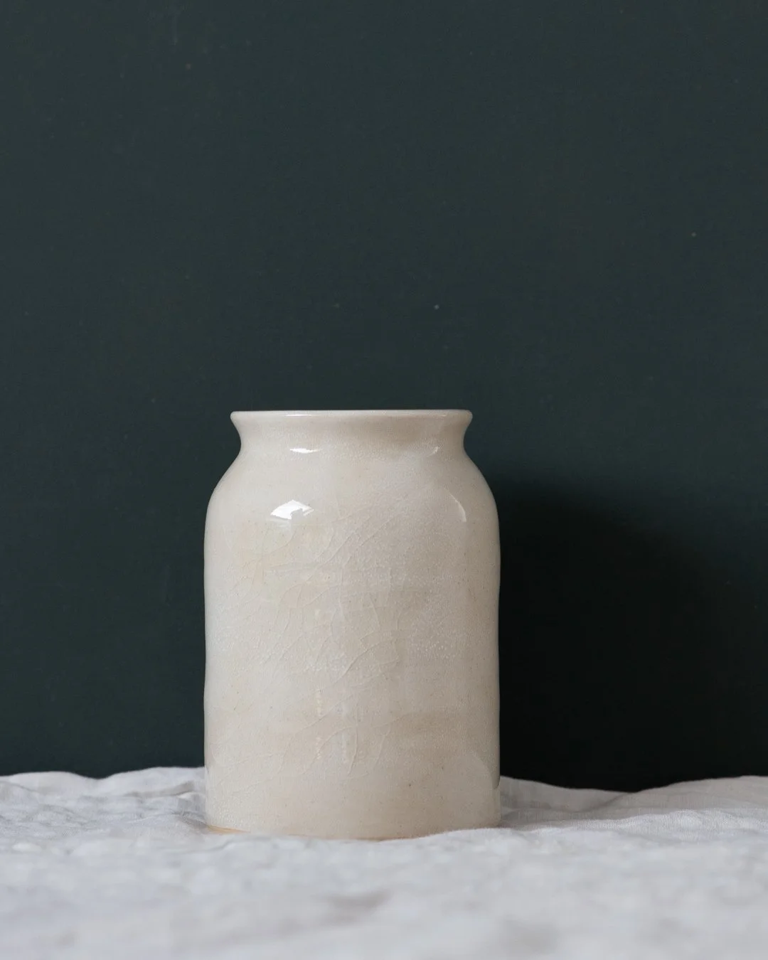 Snowfall Medium Tapered Vase II
