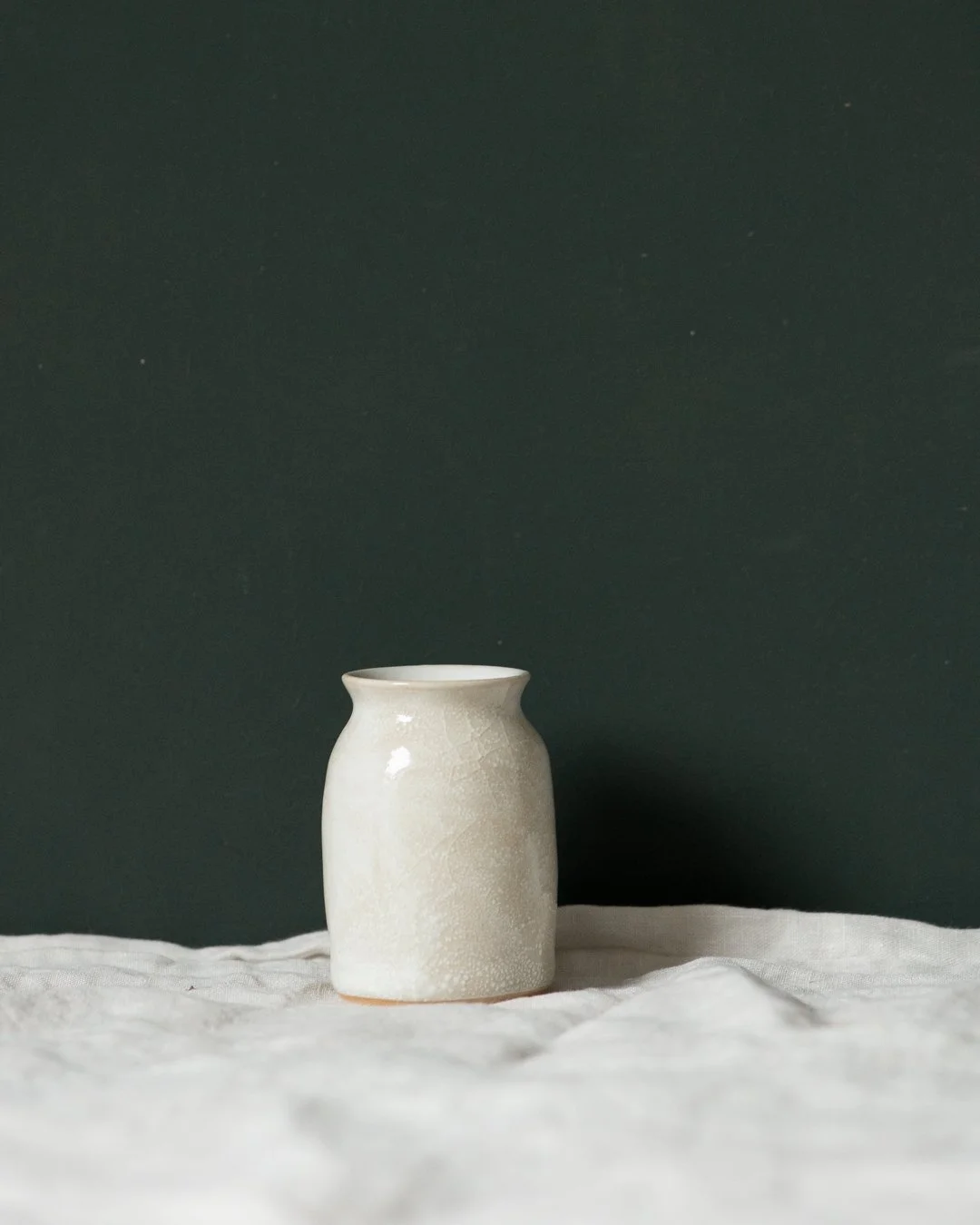 Snowfall Tapered Bud Vase