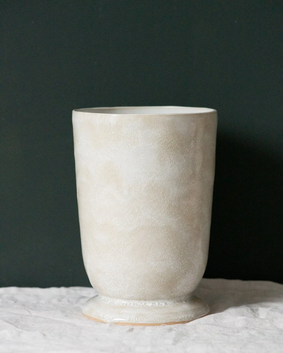 Snowfall Tall Flower Urn