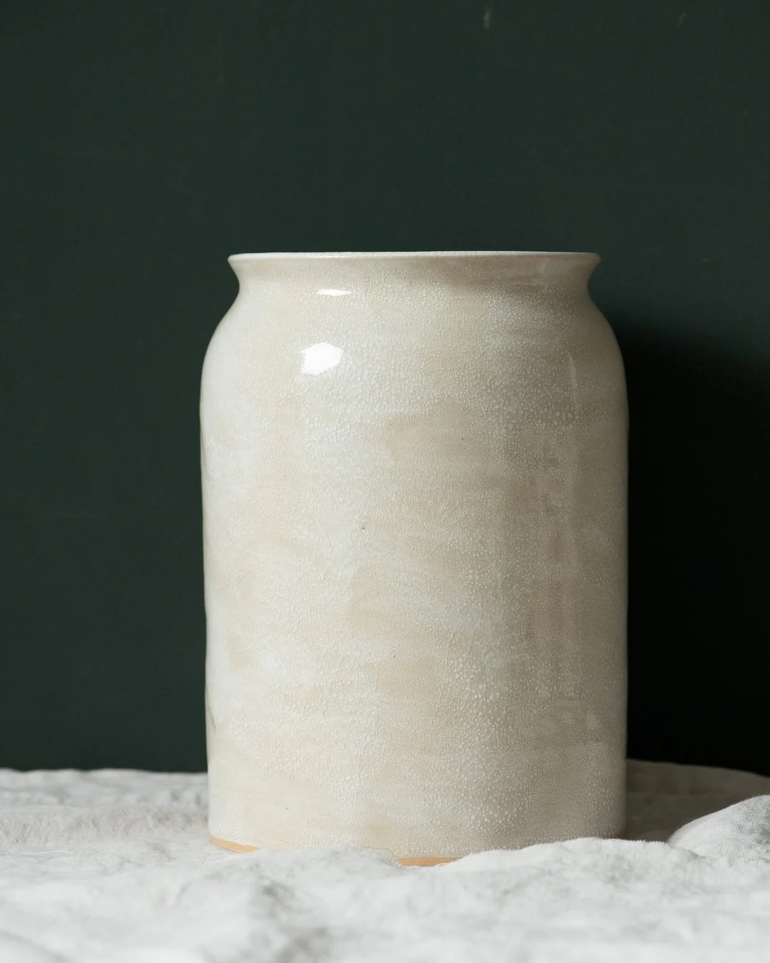 Snowfall Large Tapered Vase