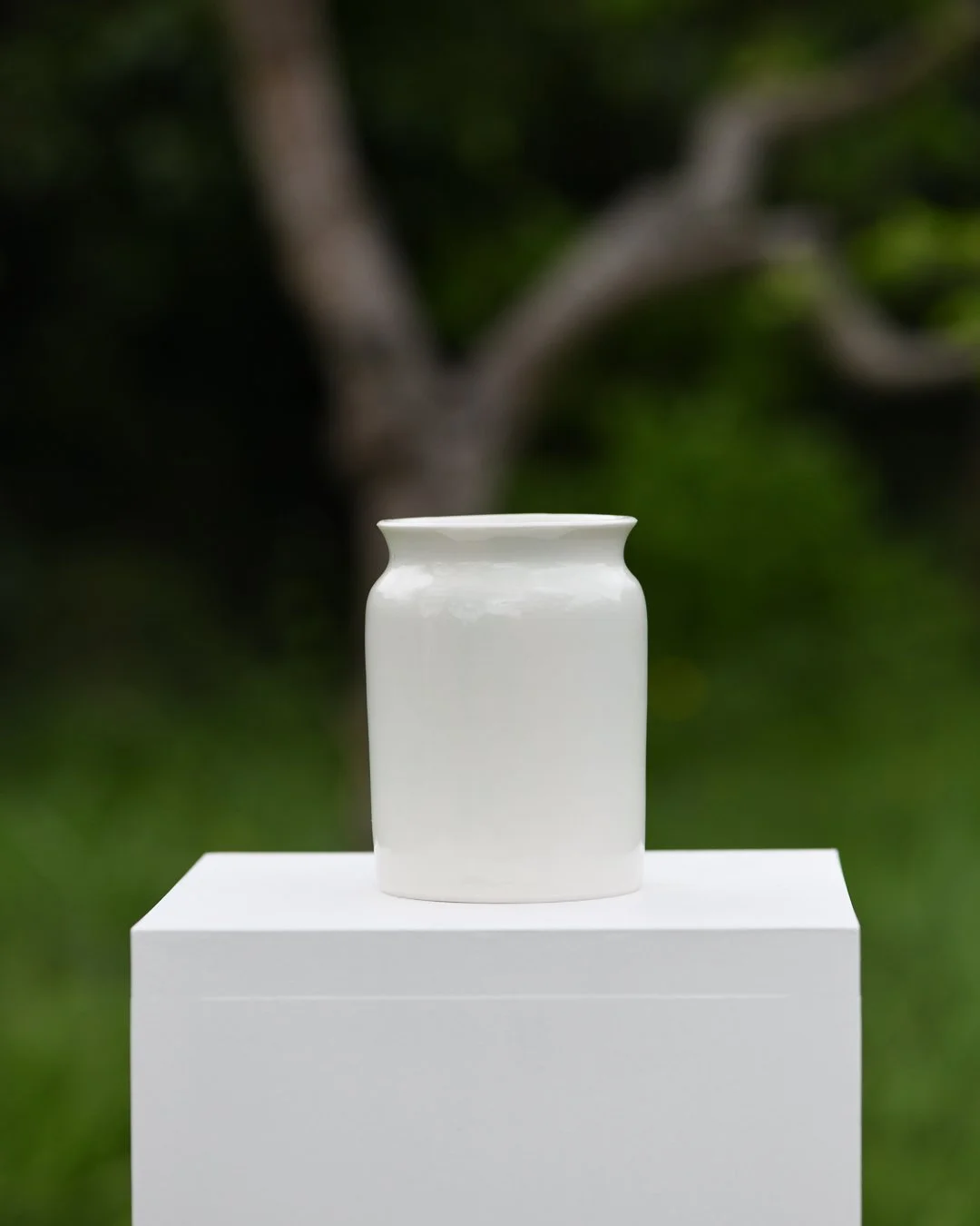Pale Green Medium Tapered Vase