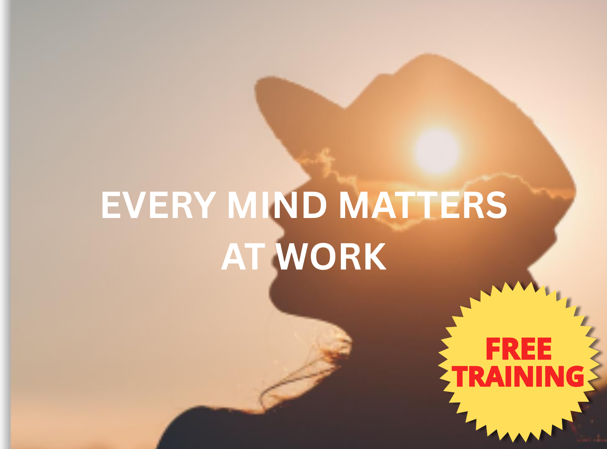 This course is designed to increase awareness of mental health and its potential incidence and impact in the workplace and challenge existing stereotypes of mental illness. Participants will have an opportunity to consider their current mental health